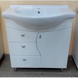 Mobilier de baie S-Line 75 cm cu lavoar HFL 750