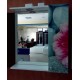 Oglinda cu dulap Pink Gerbera 65 cm