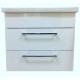 Mobilier baie QUATTRO Padova WHITE 70cm cu lavoar KF4570