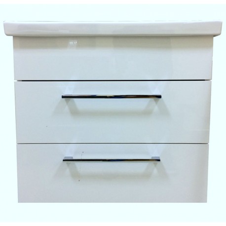 Mobilier baie QUATTRO Padova WHITE 70cm cu lavoar KF4570