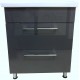 Mobilier baie QUATTRO Taormina ANTHRACITE 70cm lavoar KF4570