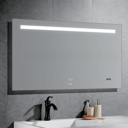 Oglinda GAPPO LED G 604-11 cu ceas 110x70 cm