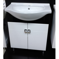 Mobilier de baie Modern Black 55 cu lavoar 7055