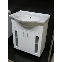 Mobilier de baie Clasic 55 cu usi de sticla cu 7055