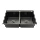 Chiuveta inox GAPPO GS8350-6 NEAGRA