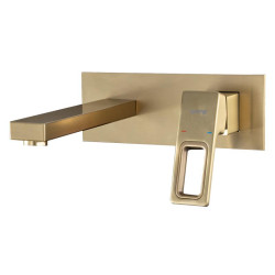 Baterie GAPPO G1017-13 Satin GOLD lavoar incorporabil