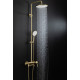 Душевая стойка со смесителем Gappo G2406-3 Satin GOLD