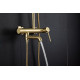 Baterie GAPPO G2406-3 cu bara dus Satin GOLD