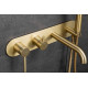 Смеситель встраиваемый для ванны GAPPO G3306-3 Satin GOLD