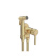 Смеситель с гигиеническим душем Gappo G7206-3 Satin GOLD