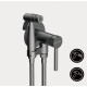 Смеситель с гигиеническим душем Gappo G7206-9 GRAFIT
