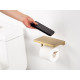 Suport hartie WC cu raft GAPPO G30803-3 Satin GOLD