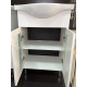 Mobilier de baie Clasic 65 cm cu usi de sticla cu HFL 650