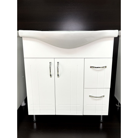 Mobilier de baie Clasic 75 cm cu lavoar HFL 750