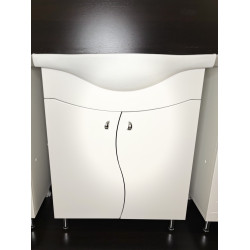 Mobilier de baie S-Line 65 cm cu lavoar HFL 650