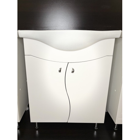 Mobilier de baie S-Line 65 cm cu lavoar HFL 650