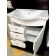 Mobilier de baie S-Line 75 cm cu lavoar HFL 750