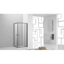 Cabina dus GRSF 80x110x200 MATTE BLACK 8mm