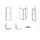 Cabina dus 80 CAPRICE FABRIC (SLD-JS 80-J)