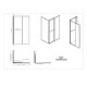 Cabina dus 80 T CALYPSO (FD - JY II 80 T) fabric 9 pcs