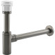 Сифон для раковины Frap F 82- 9 1"1/4 GRAFITE