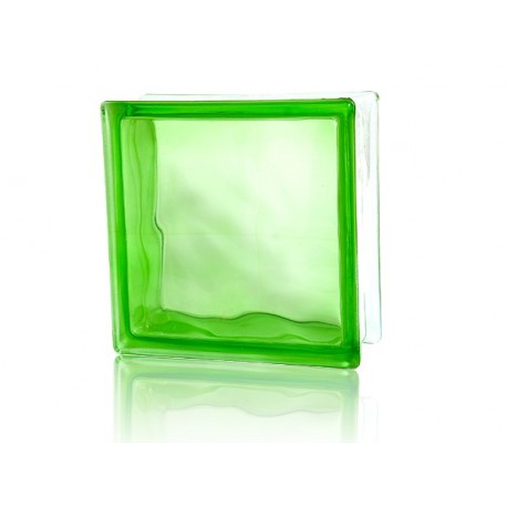 Caramida de sticla Cloudy Green